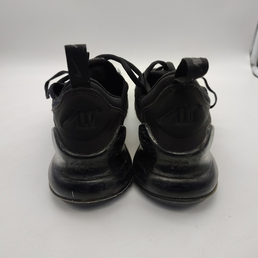 Nike Air Max 270 Running Shoes Triple Black Sneakers AH6789-006 Womens Size 8.5 - Picture 2 of 7